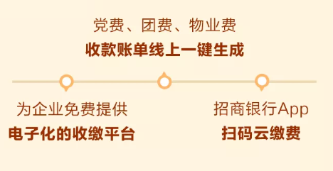 Get 500强企业“同款”：招商银行薪福通 企业线上收费好帮手